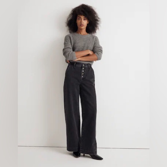 Madewell Superwide-Leg Jeans Selwick Wash Rigid - Picture 4 of 7